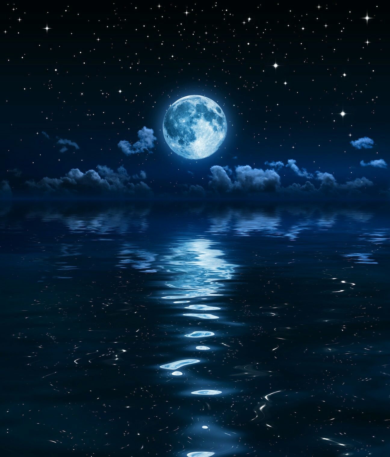 Ночное небо с морем - 69 фото