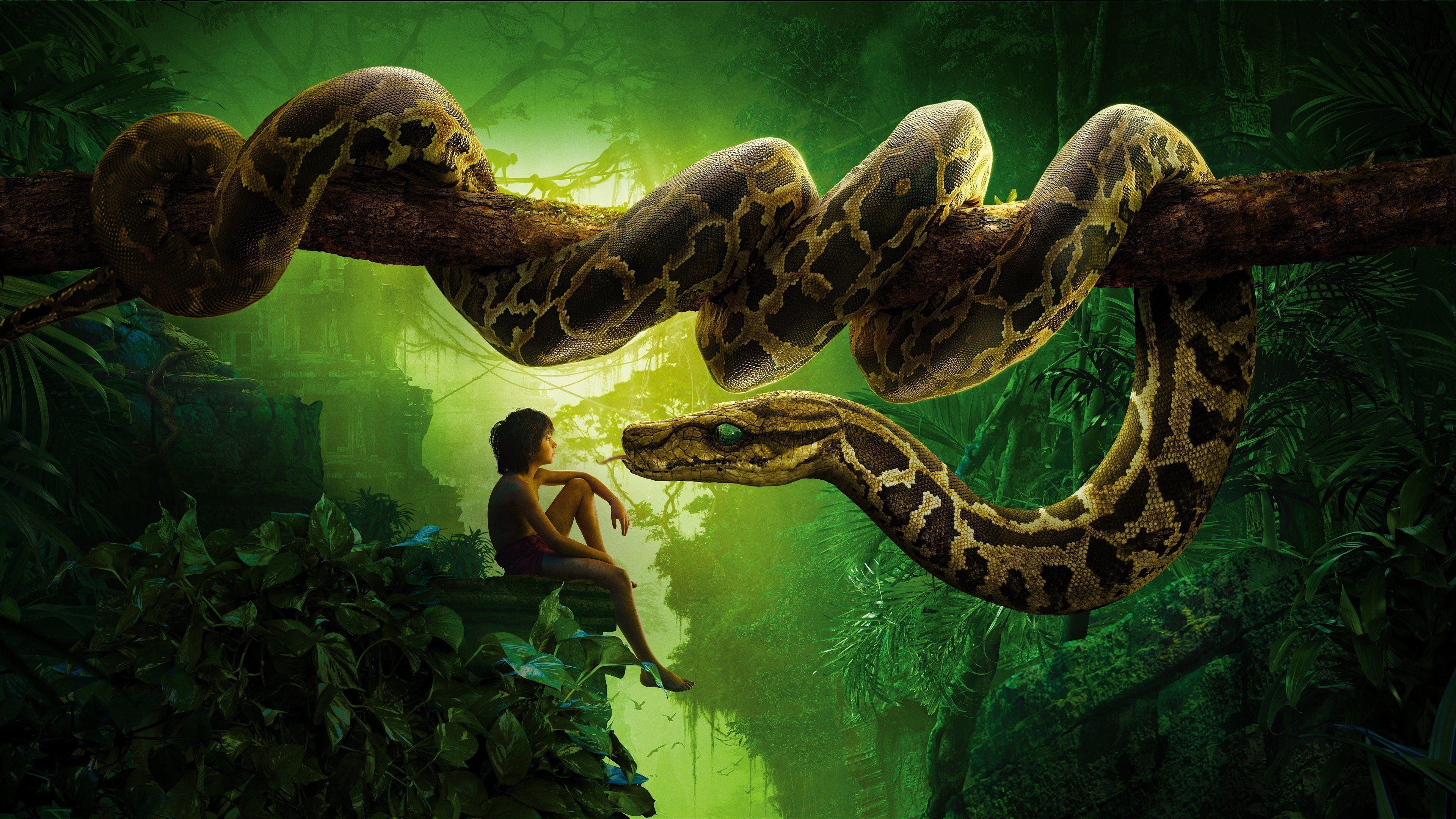 Книга джунглей 2016 Каа. Книга джунглей змея Каа. Змеи титана боа и Анаконда.