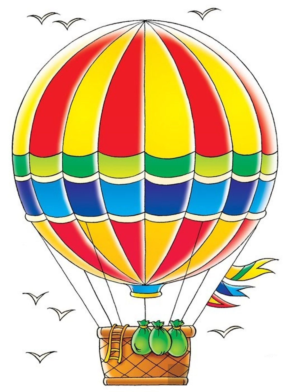 Воздушный шар картинки для детей - 63 фото