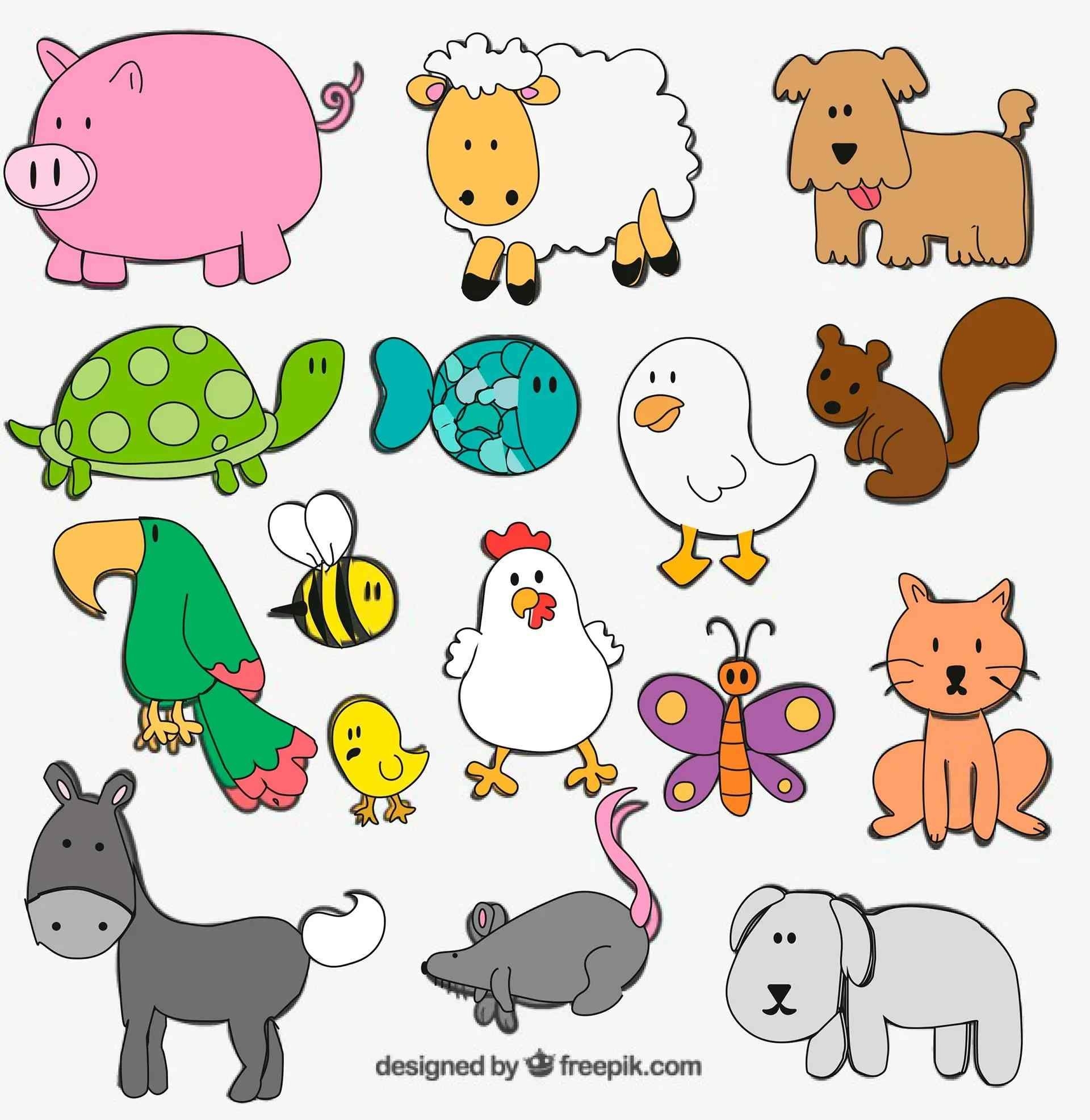 Картинки простых животных. Рисунки животных. Рисунки животных для детей. Рисунки животных для детей цветные. Мультяшные животные.