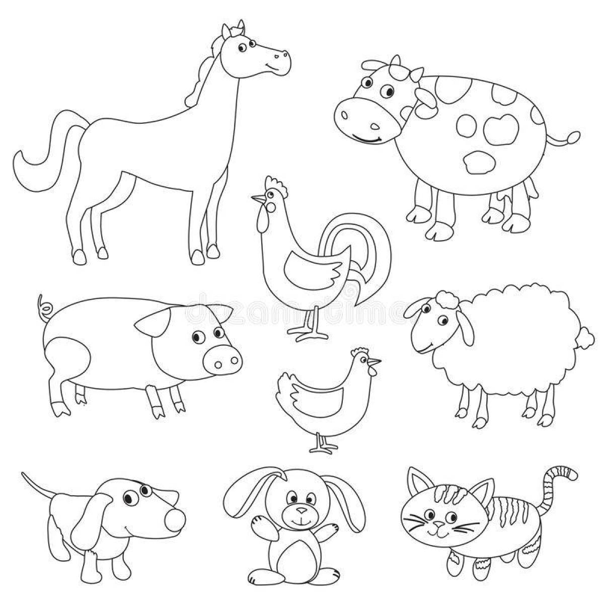 Рисование диких и домашних животных в старшей группе: тематика занятий и методика проведения