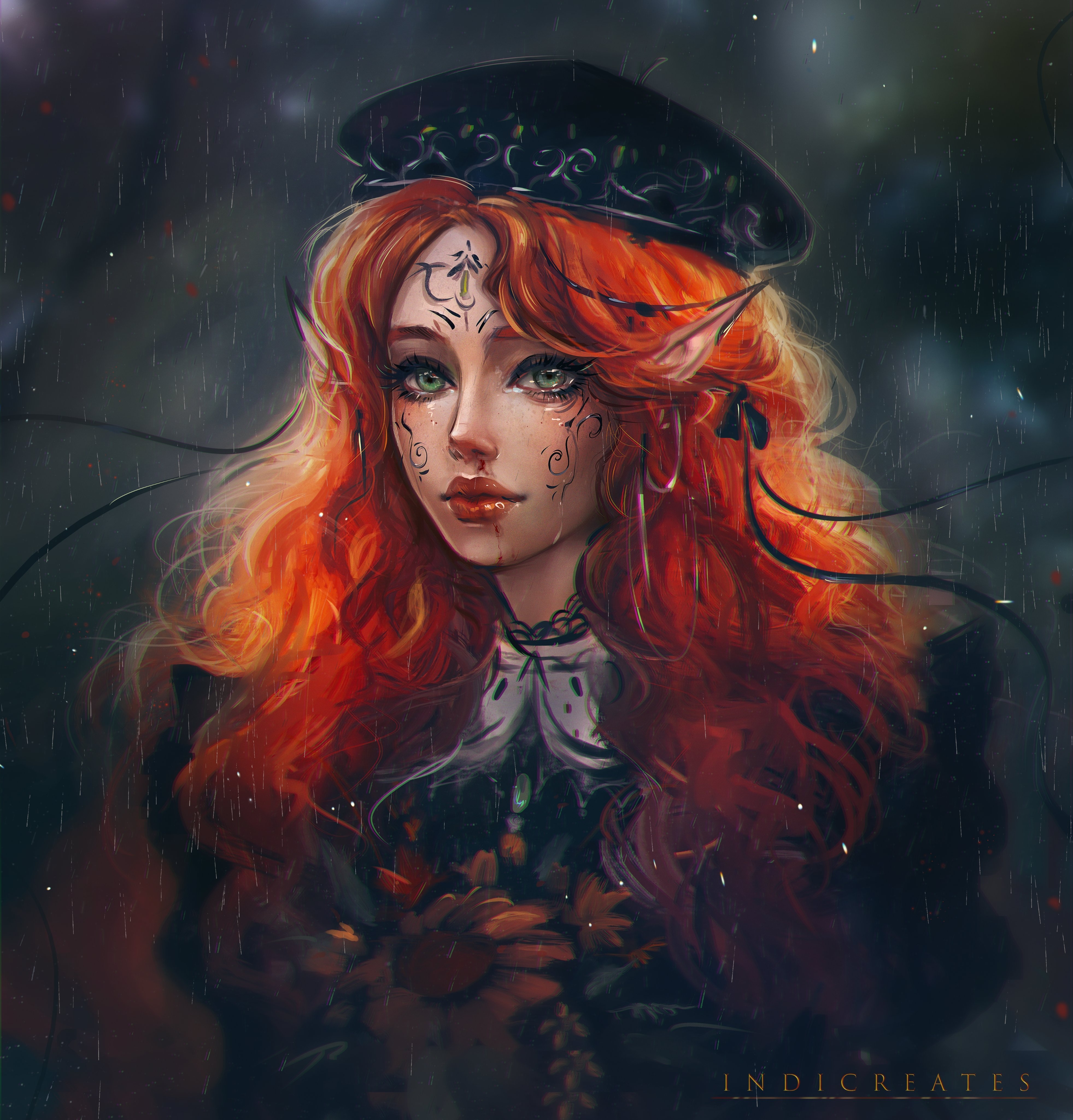Рыжая ведьма 52.3. Zephyrhant Нерданэль. Рыжая ведьма. Ведьма с рыжими волосами. Рыжая арт.