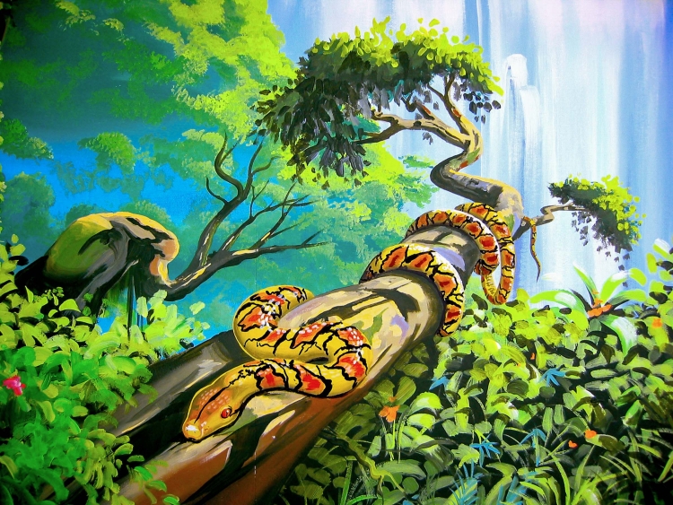 Змеи тропических лесов африки