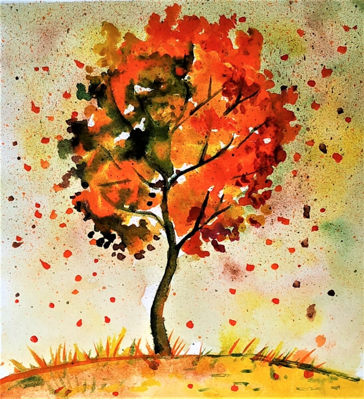 Осеннее дерево из пластилина своими руками