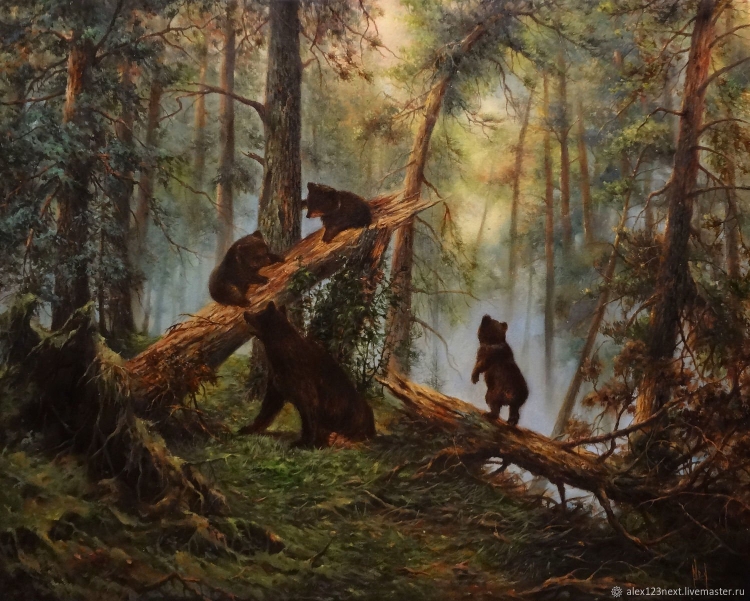 Три медведя в лесу