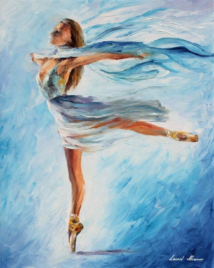 Рисунок девушка в танце
