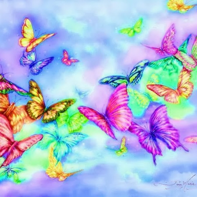 Танец бабочек рисунок
