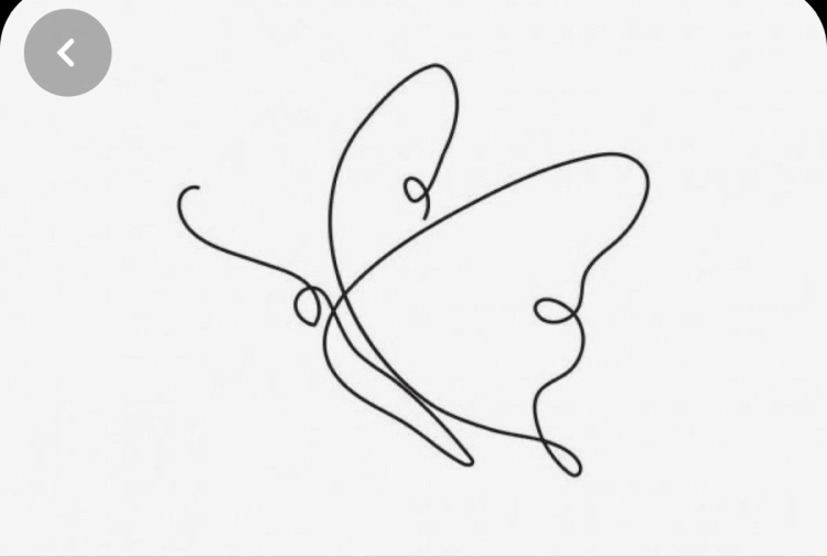 Бабочка одной линией рисунок