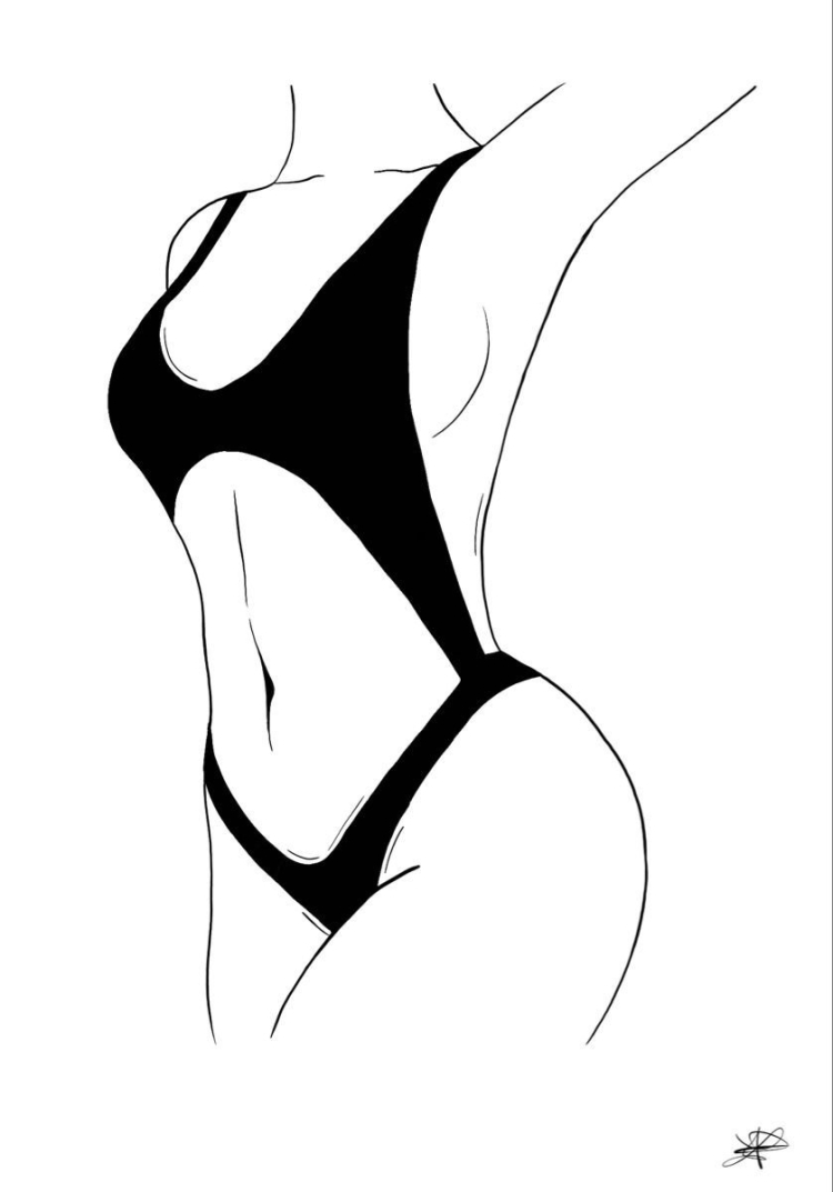 Женское телосложение рисунок