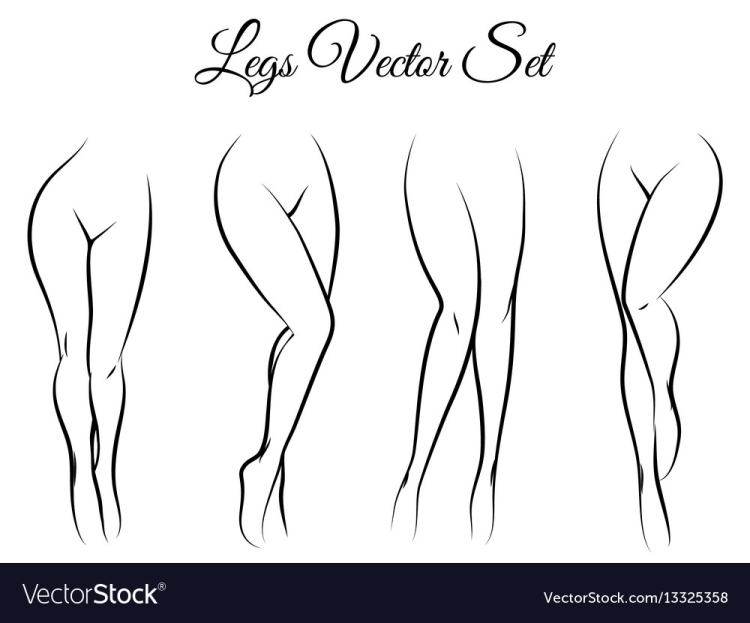 Женские ноги рисунок
