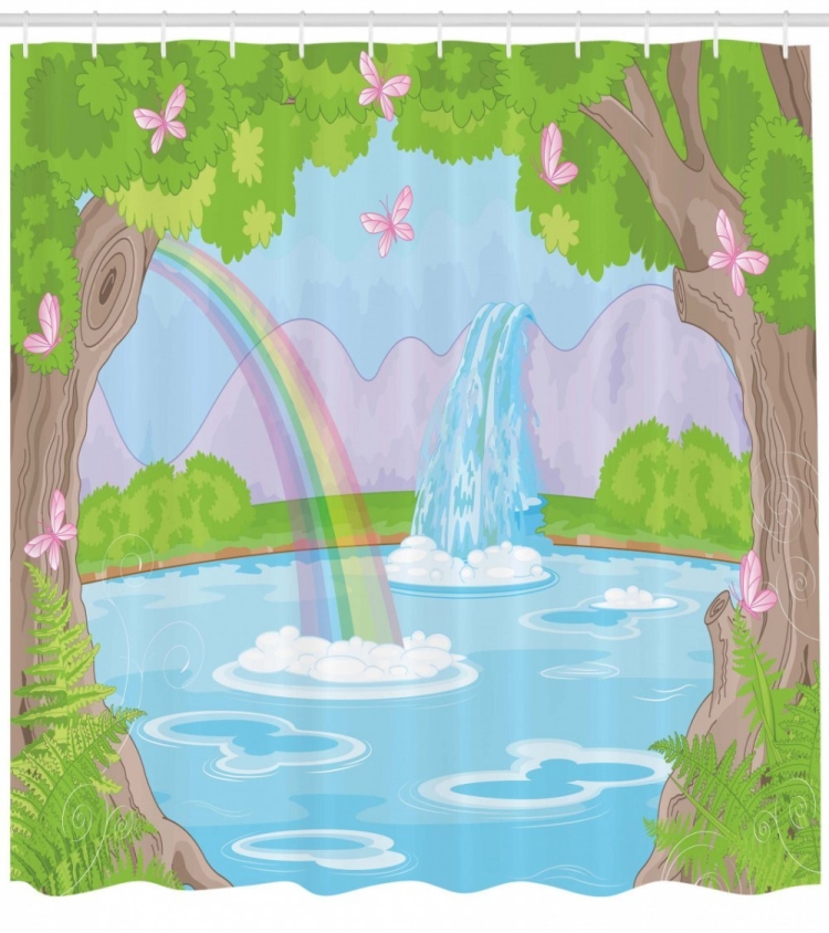 Волшебное озеро детский рисунок