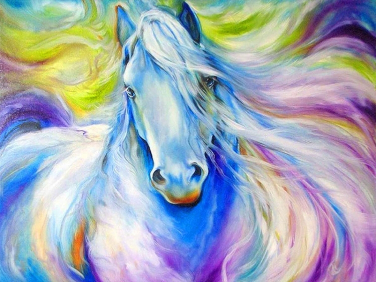 Самая красивая лошадь рисунок