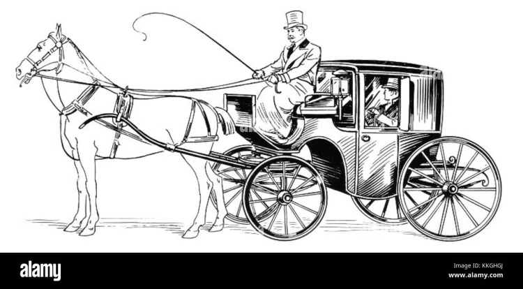 Рисунок карандашом карета с лошадьми