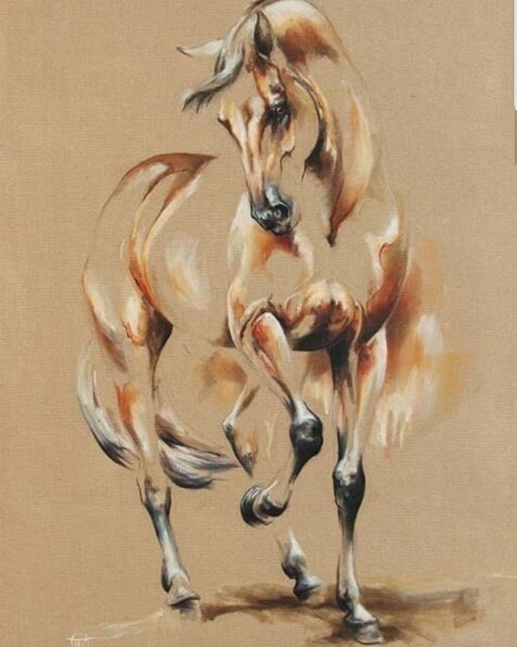 Лошадь старый рисунок