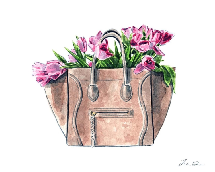 Ваза для цветов сумка