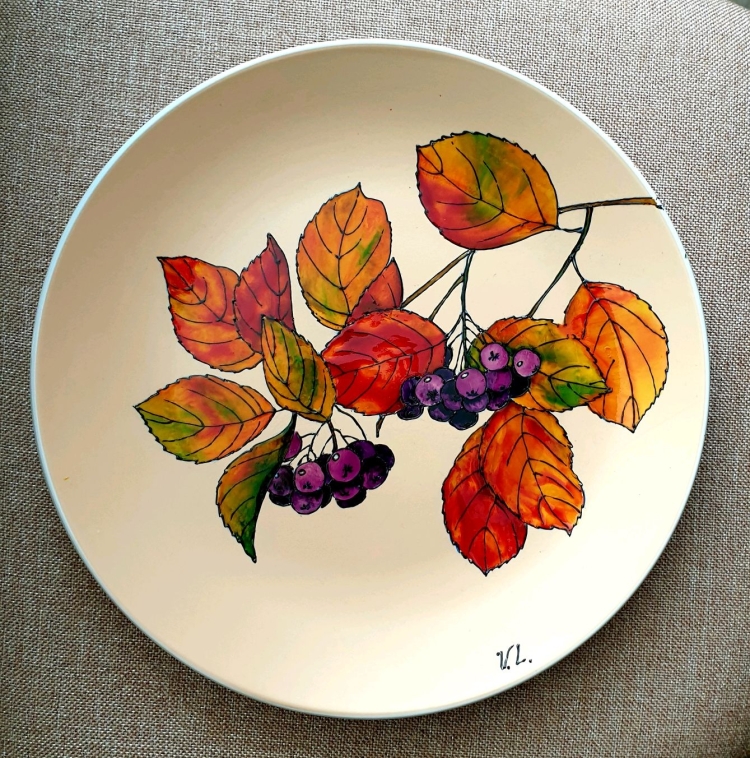 Осенняя тарелка