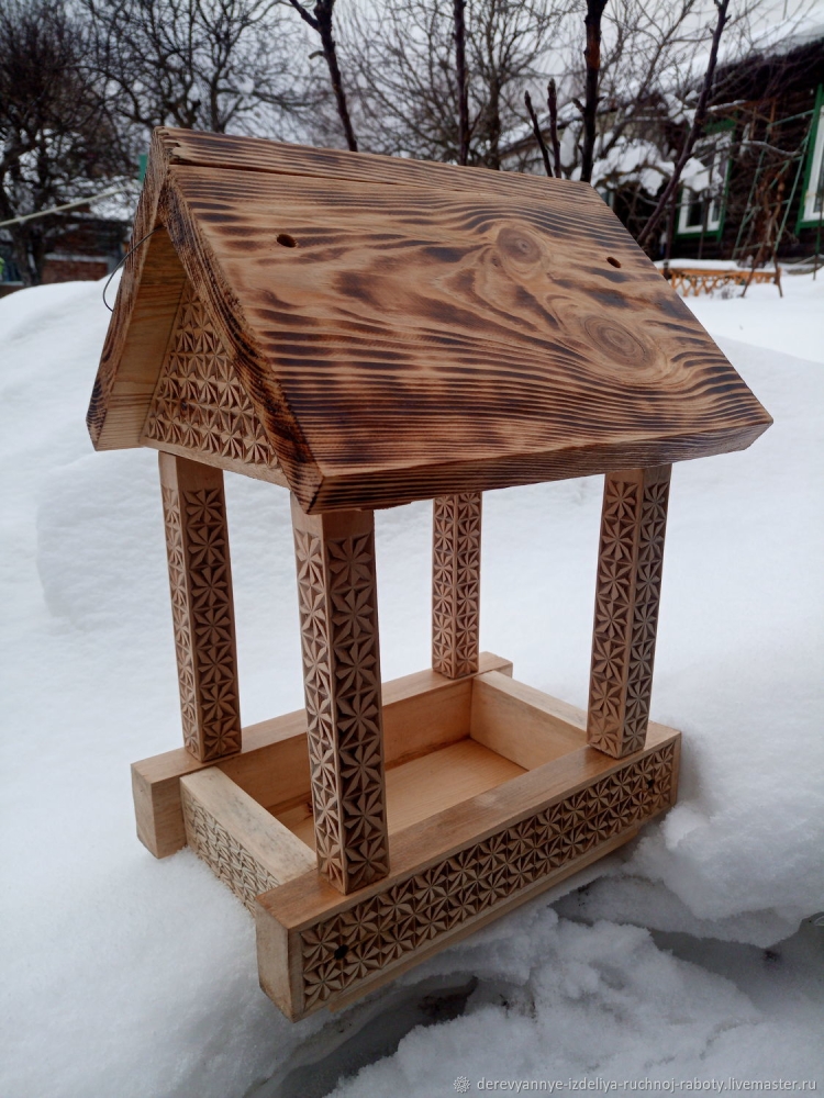 Из чего сделать кормушку | Homemade bird houses, Wooden bird feeders, Bird houses diy
