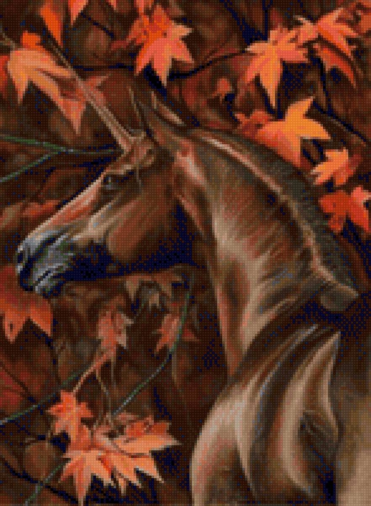 Осенние лошади