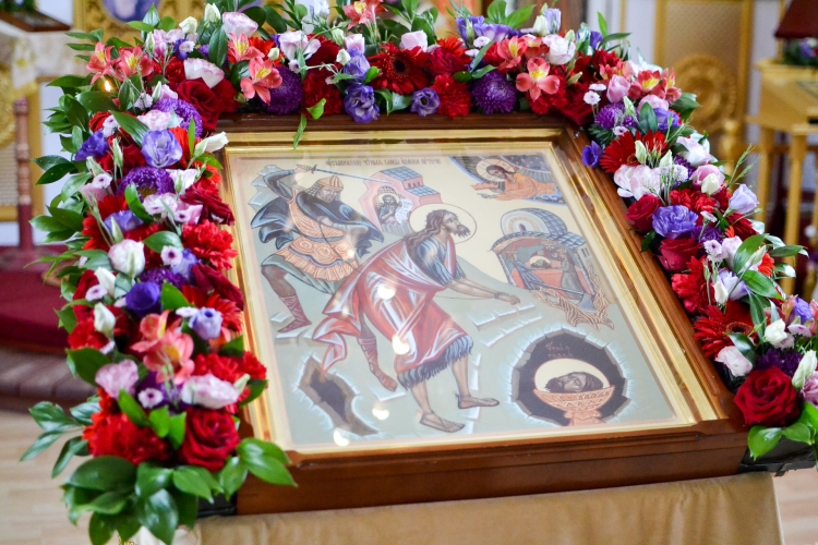 Храмовая флористика Усекновения главы Иоанна Предтечи
