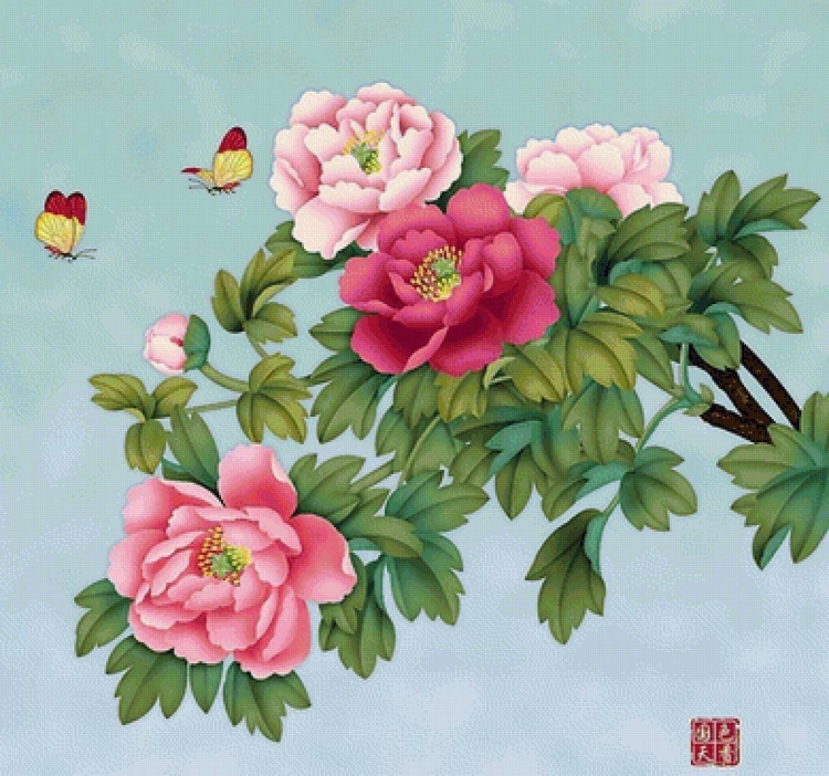 Peony Flower Chinese
