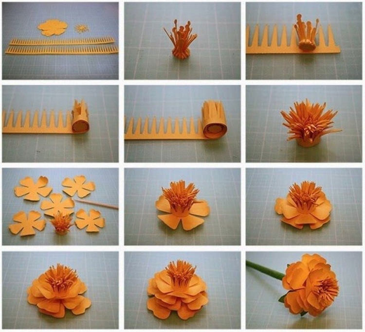 Как сделать ЦВЕТОК из бумаги. Цветы оригами своими руками. DIY поделки из бумаги