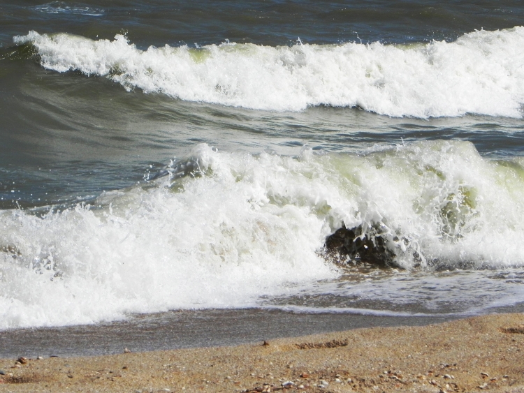 Самые высокие волны в азовском море