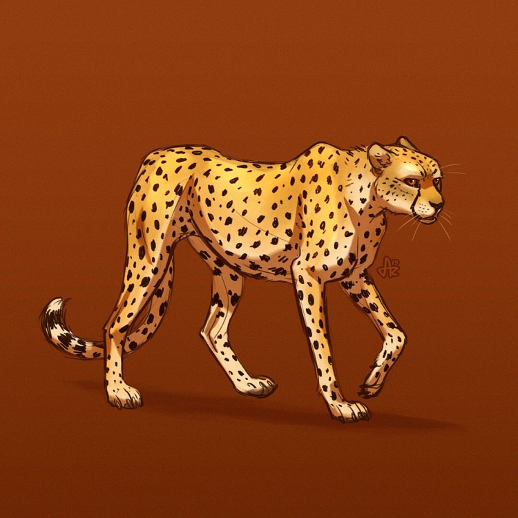 Леопард мультяшный рисунок - 59 фото