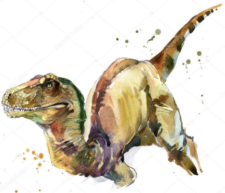 Мультяшные битвы динозавров