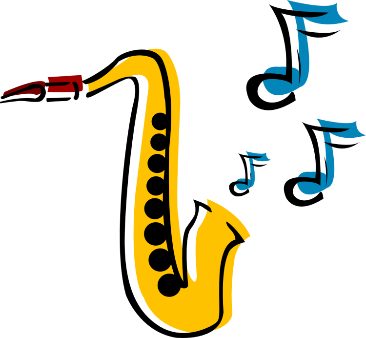 Мультяшный саксофон