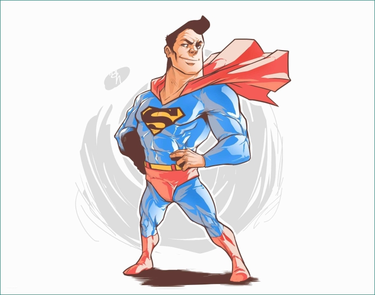 Мультяшный супермен