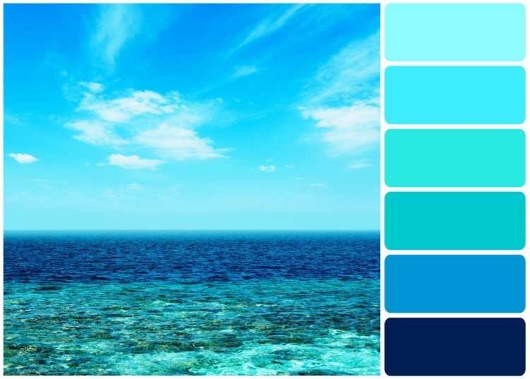 Лазурный цвет моря