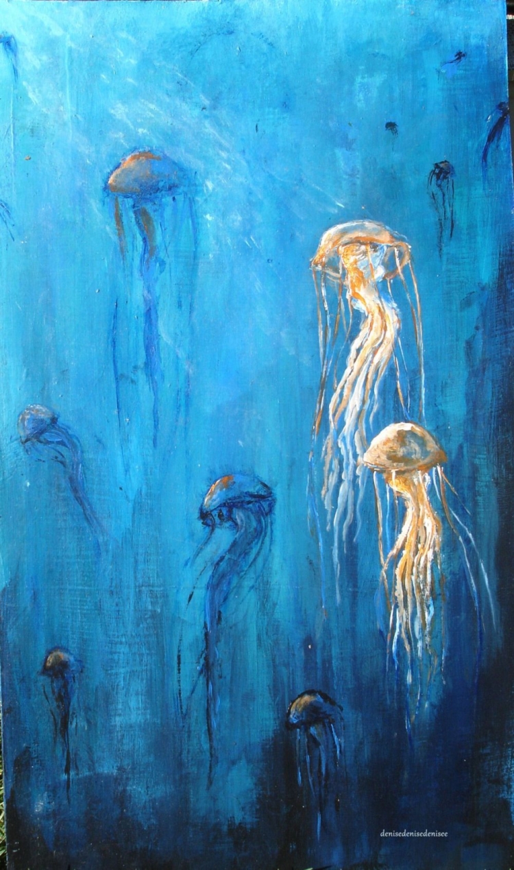 Морское животное медуза