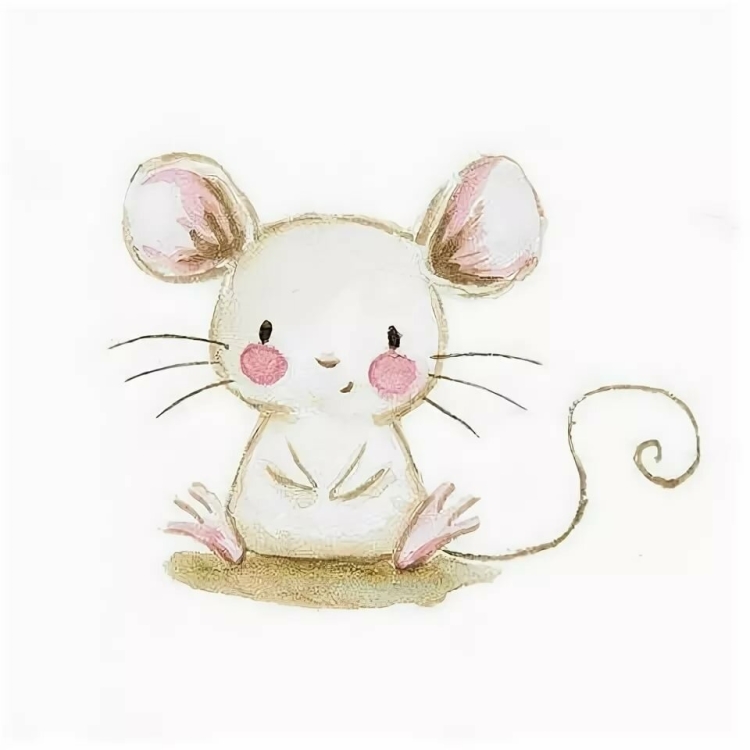 Милая мультяшная мышка