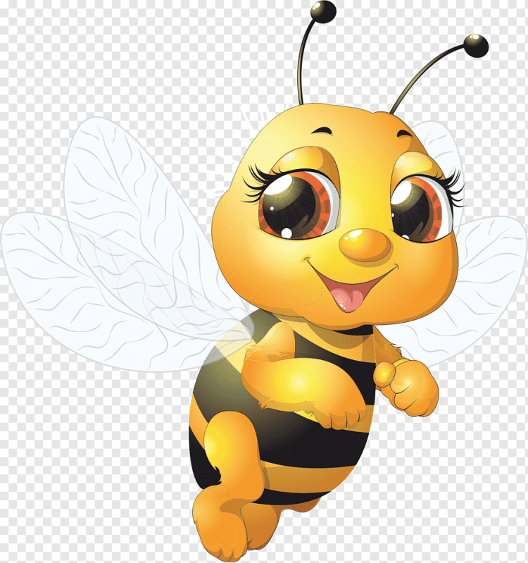 Красивые мультяшные пчелки