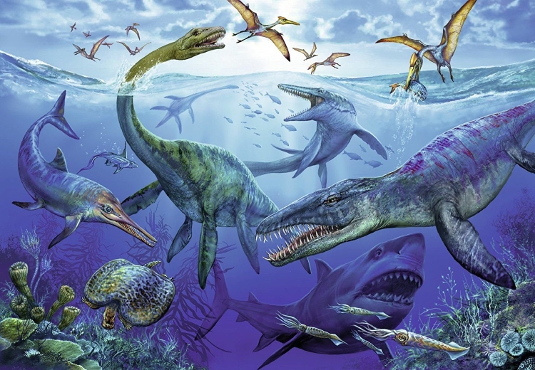 Морские животные до динозавров