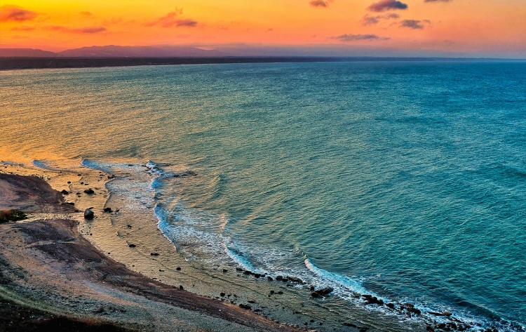 Каспийское море пляжи