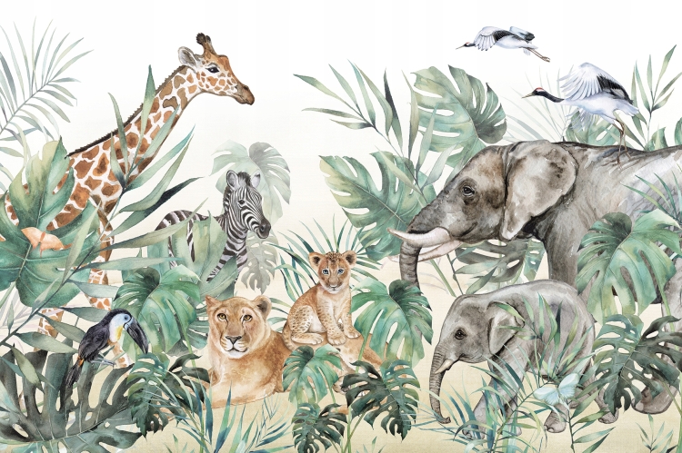 Животные джунглей африки