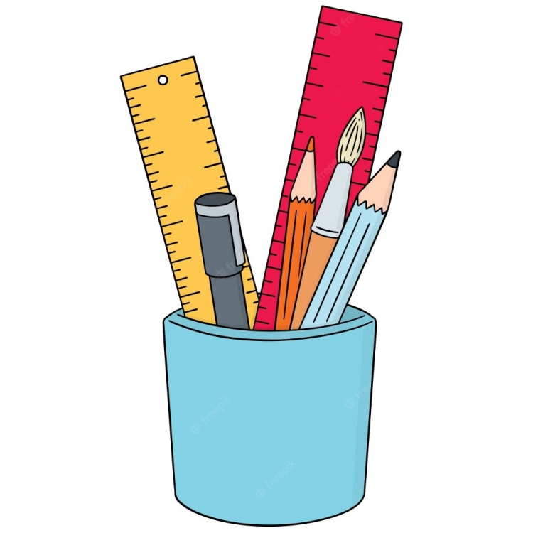Мультяшные ручки и карандаши