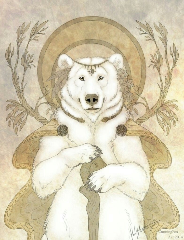 Тотемное животное белый медведь