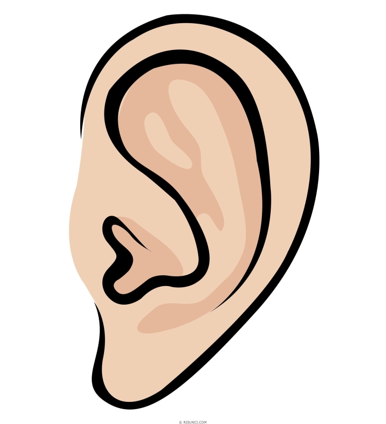Мультяшное ухо