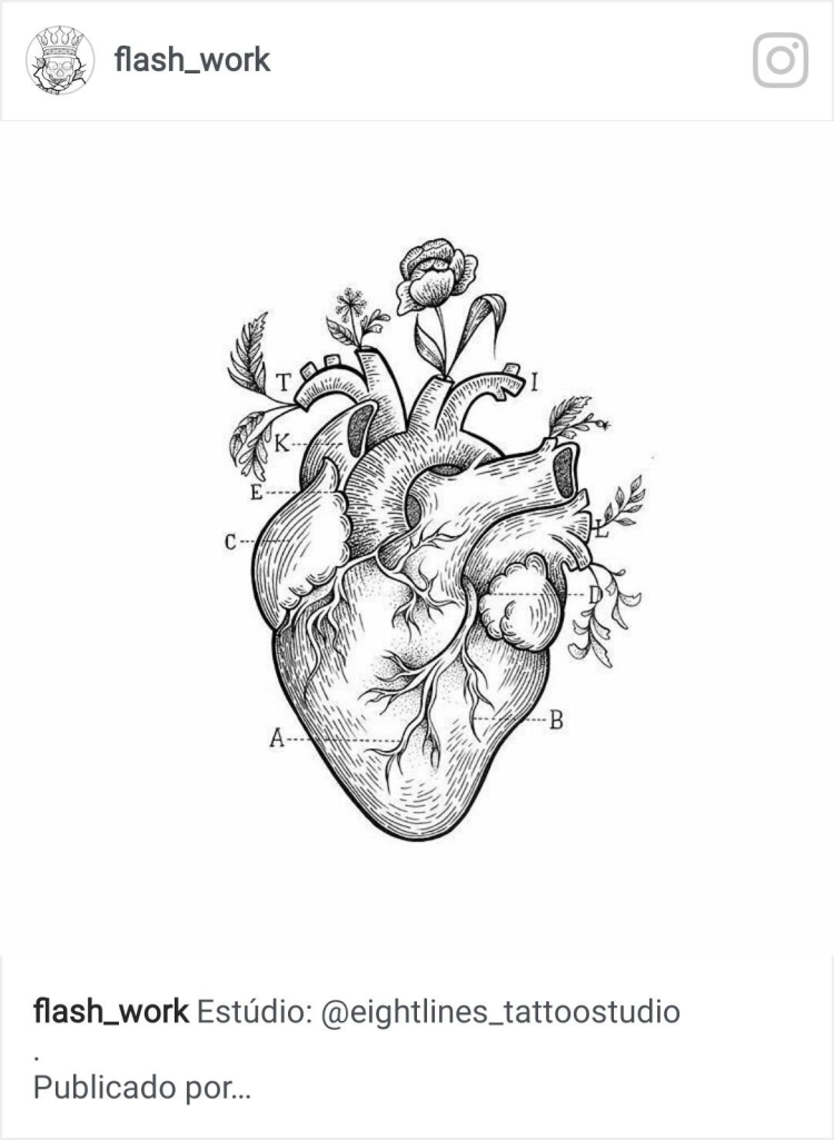 Рисунок мультяшного сердца