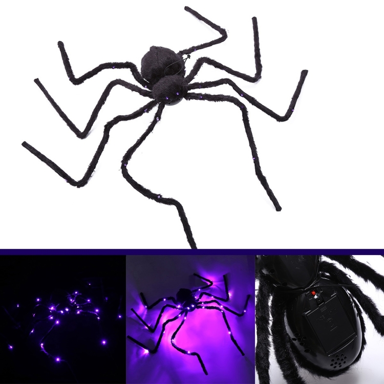 Светящийся паук в природе