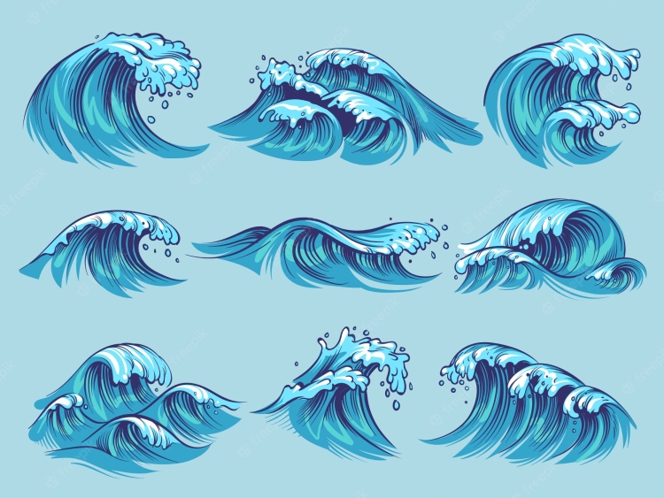 Плоские волны в природе