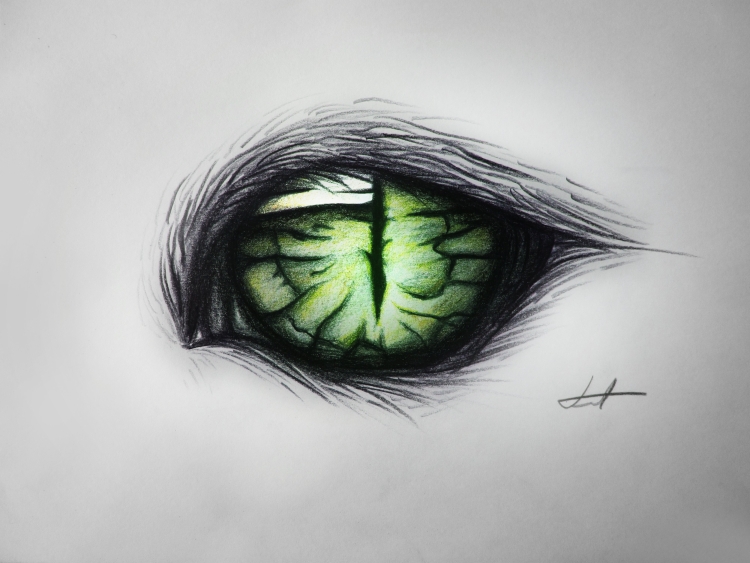 Зеленые змеиные глаза
