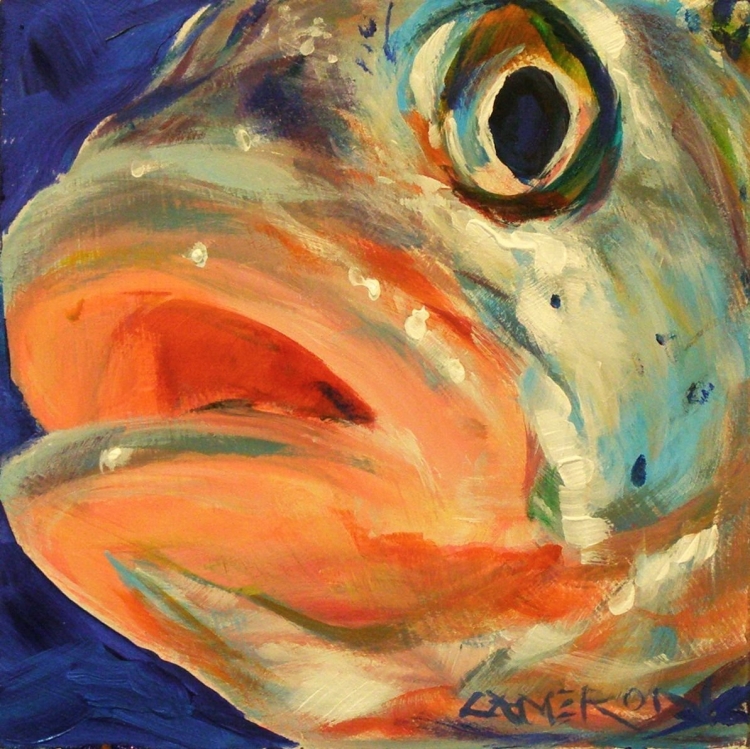 Рыба с оранжевыми глазами