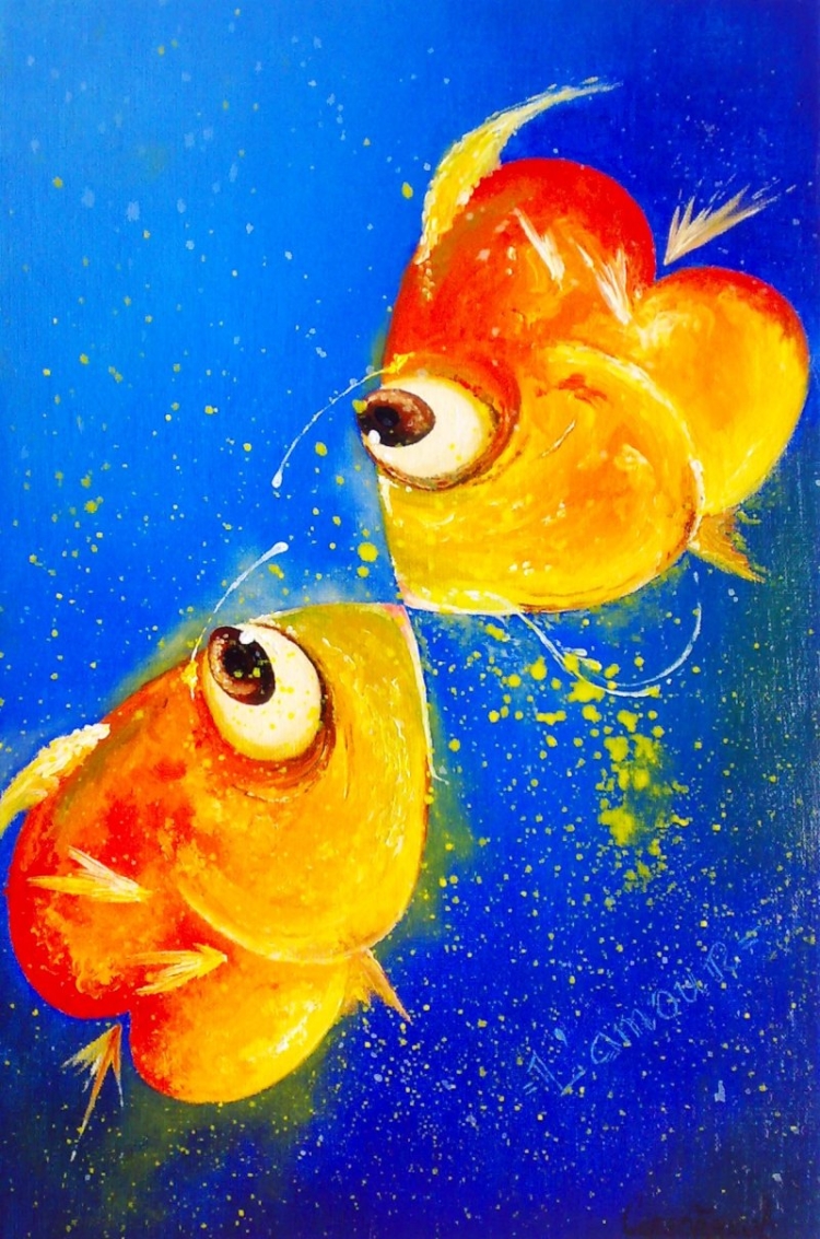 Плоская рыба с двумя глазами