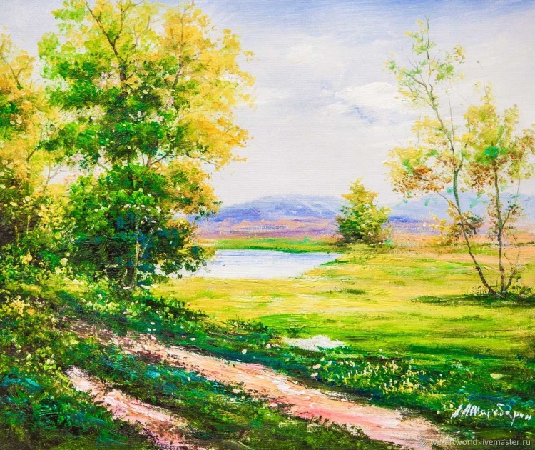 Пейзажи маслом на холсте Импрессионизм