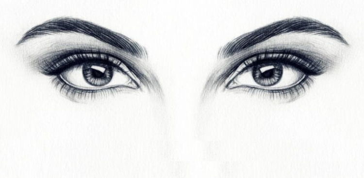 Узкие глаза у девушек