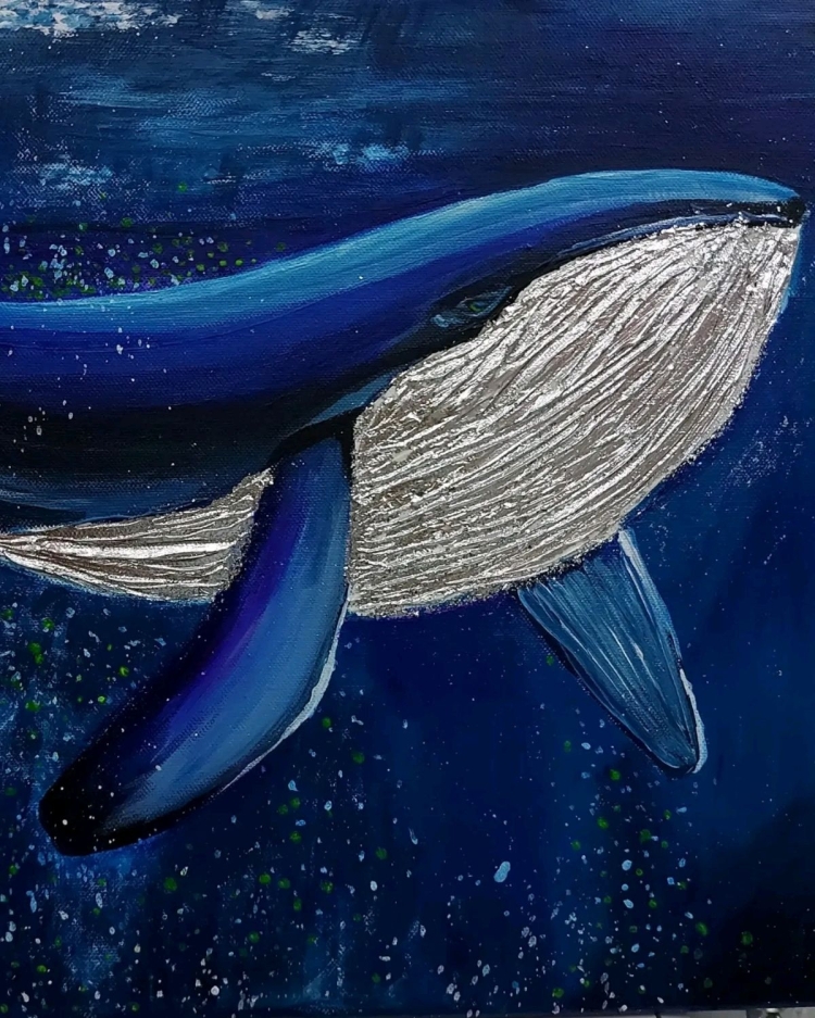 Глаз синего кита