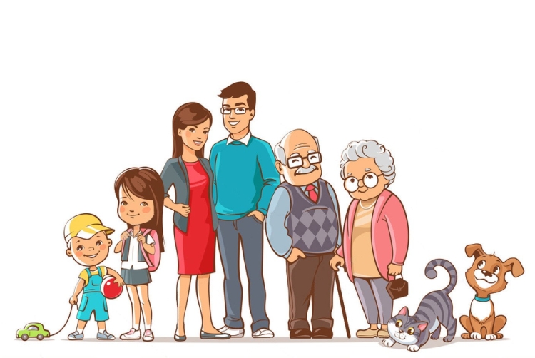 Рисунок всей семьи